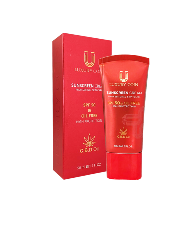 کرم ضد آفتاب 50 spf لاکچری کوین